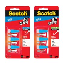 =스카치 일회용 순간접착제 0.5gx3개입 (2690), 액상타입-0.5gx3 (847654)