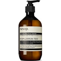 Aesop Coriander Seed Body Cleanser 16.9oz 이솝 코리안더 씨드 바디 클렌저 500ml 1팩