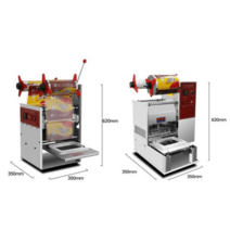 롤포장기 도시락 과일 야채 밀봉 기계 테이크아웃, 상세 페이지 참고, 반자동 실링기200x140mm