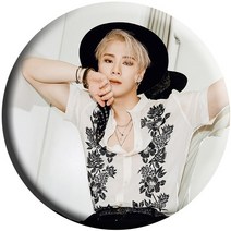 열쇠고리 KPOP ASTRO 앨범 스위치 사진 라운드 브로치 배지 mjjin JIN Rocky 2742084768, Moon Bin 01 Keychain