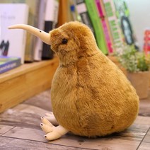 미니 키위새 애착인형 동물 인형 20cm, 갈색