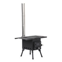 캠핑화목난로 57X46 우드스토브 캠핑펠렛난로 목재난로