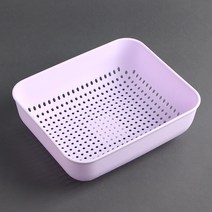 홈사각 플라스틱 소쿠리 채반 과일 야채 건조