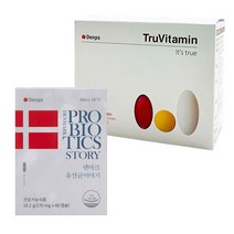 덴프스 덴마크 유산균 이야기 10.2g 60정 + 트루바이타민 43.2g 30p 세트, 2세트