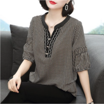 OB100968 40대블라우스 엄마블라우스 엄마셔츠 50대블라우스