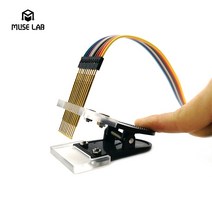 2.0mm 핀 피치 PCB 클램프 고정 장치 금도금 포고 3P 4P 5P 6P 7P 8P 9P 10P 프로브 클립 도구 프로그램, 12 2.0mm 2x7Pin, 한개옵션1