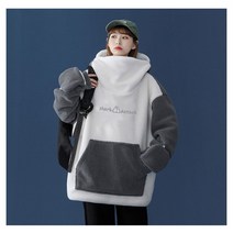 상어 후드티 재밌는 웃긴 특이한 보아털 맨투맨 지퍼 입 잠금 남여 커플룩 패션 학생