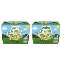 Heinz Pear & Apple Custard 하인즈 사과 배 커스타드 유아식 100g 8개