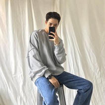 쭈리 데끼 맨투맨 셋업 남친룩 데일리코디