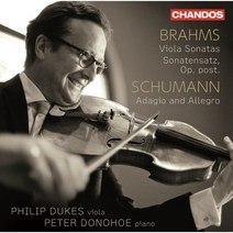 [CD] Philip Dukes / Peter Donohoe 브람스 / 슈만: 소나타 [비올라 피아노 편곡 버전] (Brahms: Sonatas Op.12...