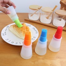빠지바베큐 물놀이 펜션 고기굽기 캠핑 필수템 180ml 주방 실리콘 오일 병 베이킹 바베큐 그릴 오일 브러시 디스펜서 과자 스테이크 오일 브러쉬 주방 베이킹 바베큐 도구 38, 협력사, 1pcs 무작위