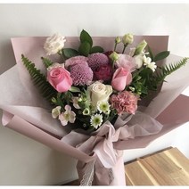 부산꽃집 중형꽃다발 여자친구선물 해운대구꽃배달 기념일꽃다발, 사상구/남구/중구