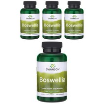 스완슨 보스웰리아 400mg 캡슐, 100개입, 4개