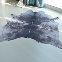 북유럽 소가죽 카페트 호랑이러그 동물 방바닥매트 식탁밑러그