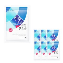 한주소금 3kg 본소금 정제염 정제염 식기세척기 연수 저요오드 국산, 1개