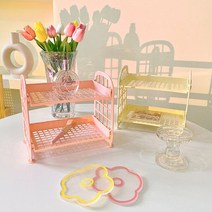 상품촬영 인테리어 조립식 소품 정리 화장대 카페 소품 촬영용 소품, 화이트