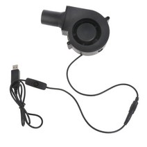 화재 송풍기 유형 C/USB 5V 12V 공기 송풍기-휴대용 스타터 불꽃 ON/OFF 버튼 4300RPM 바베큐 그릴, 02 12V1.2A-USB 33mm