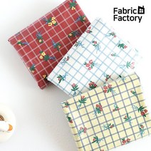 더패브릭 대폭 방수원단 무독성 TPU 라미네이트 방수천 에르본 체크3color -52241, 레드