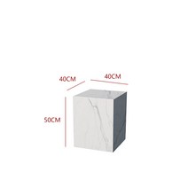 디스플레이박스 스탠드 대리석 무늬 보드 박스 전시다이 의류 매장 촬영 소품 오브제, 기본(표준), 40x40x50