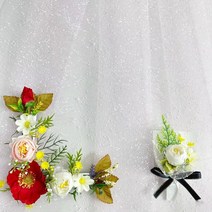 가더GADE 납골당리스 코너형과 미니꽃다발 세트, 5AE) No.4) RD