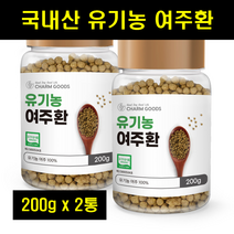 유기농여주환 국산 국내산 유기농 여주정 쓴오이 비터멜론 말린 마른 건조 건여주 BITTERMELON 100% 100프로 100퍼센트 200g 2통, 2개