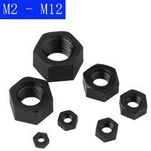 볼트 앙카 너트 하이텐션 나비 근각 무드 번데기 m6 m5 스트롱 가시 무두 서스 풀림방지 m10 m2 m2.5 m3 m4 m8 m12 미터법 검정 나일론 육각 din 45, m10-60pcs
