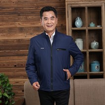 시원한자켓 여름자켓 남자린넨자켓 봄 가을 클래식 2 색 남성 캐주얼 윈드브레이커 재킷 얇은 긴 소매 지퍼 스탠드 칼라 배기 코트