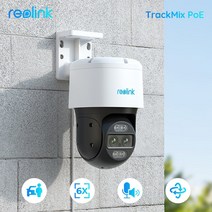 가정용CCTV 실외용 초고화질 CCTV Reolink TrackMix 시리즈 Poe 및 WiFi 카메라 4k 듀얼 렌즈 PTZ 자동 추적 야외 애완 동물 자동차 인간 감지 8, 5.WiFi Cam Add 256GB
