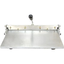 시접기 가죽공예 DIY 해리기 엣지 압착기 접는 기계, 청동 14인치 수동 접는 기계