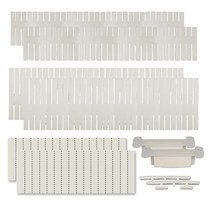 각선생 수납척척 정리 리빙 박스 수납 서랍 칸막이 아이디어공간, 2세트(140종), 2개