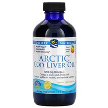 Nordic Naturals (노르딕 내추럴스) 아크틱 코드 리버 오일 오렌지 8 액량 온스 (237 밀리리터)옵션확인필수