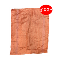 K마켓 폐기물 재활용 마대 포대자루 주황 (중형)65cm X 55cm, 100개