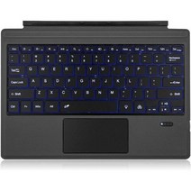 블루투스 키보드 무선 블루투스 키보드 백라이트 터치 패드 태블릿 PC 노트북 게임 키보드 마이크로소프트 서피스 프로 3 4 5 6 7 Go, For surface go 3, 02 Backlight