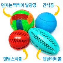 그녀마켓 노즈워크 장난감 볼 소형 공 대형 강아지 고양이 덴탈케어 반려견 애견 삑삑이 닭인형증정 분리불안 치석제거 말티푸 간식공 덴탈볼 간식볼 노즈워킹, 그녀마켓 덴탈소형견-S