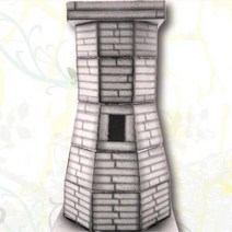 초등 중등 건축 역사 한국사 도형 전개도 만들기 DIY 첨성대 놀이교육 아동종이퍼즐