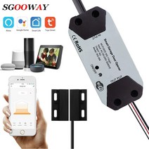 리모콘 스마트키 wifi tuya 스마트 자동 차고 문 오프너 릴레이 스위치 컨트롤러 tuya 스마트 라이프 홈 자동 alexa google 홈, 없음