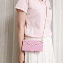 피치베 갤럭시 A10 진2 A30 A40 A50 J2프로 J250 하트체인 다이어리 테슬 하이에나 케이스 핸드백 지갑 카드수납 핸드폰스트랩케이스 핸드폰줄케이스 휴대폰목걸이줄 핸드폰