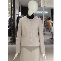 올리브데올리브 라운드 트위드 셋업 재킷 YW2WJ103(135243 )