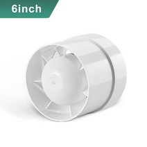 호환 PVC 배관 PVC 관 456 인치 220v 원형 천장 창 배기 팬 환기구 욕실 주방 화장실 용 환기구, 6인치