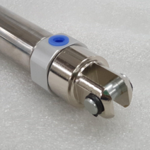 PMC공압실린더 PSS3 (SUS튜브) 40파이 소형실린더 복동/편로드, 2산클레비스 CB-40, PSS3-40금구