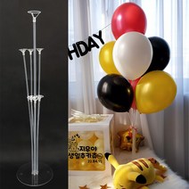 재미제이 헬륨풍선효과 풍선스탠드 세트 파티용품, 피카츄, 1set