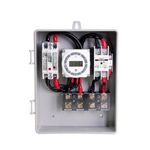 서준전기 디지털타이머 50A 대용량 220V 단상 정전보상형 SJD-H50C 옥외설치 분단위설정 주간반복, 1개