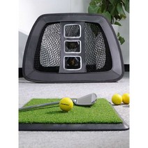 비엘 골프다트 가정용 골프 연습망 어프로치 연습기, 단면 3홀 웨지 네트