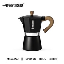 자전거브레이크 패드 MHW-3BOMBER 에스프레소 커피 메이커 Moka Pot 대 한 클래식 및 쿠바 카페 Brewing Pr