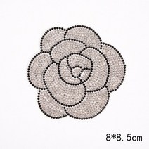 자수패치와펜새로운 1pcs 반짝 이는 라인 석 패치 꽃 청바지 의류 장식에 대 한 바느질 크리스탈 아플리케에 철