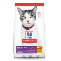 힐스 사이언스다이어트 어덜트 11+ 치킨 고양이 사료, 9개, 1.6kg