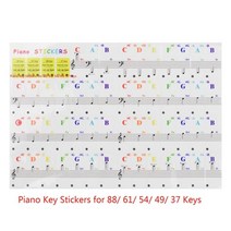 디지털피아노 전자 키보드 건반 피아노 디지털 접이식, 한국, Piano Sticker