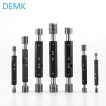 탭 다이스 고정밀 나사 플러그 게이지 GO NO GO 게이지 메트릭 게이지 6H 정밀 내부 나사 게이지가는 피치 나사 테스트 도구 1 개, M1.6X0.35, 05 M1.6X0.35