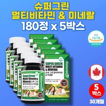 원데이 외국 20대 30대 여자 출산후 임신준비 산후 기초 종합 멀티 지용성 수용성 비타민 영양제 비타민제 영양보충 직장동료 생일선물, 5박스