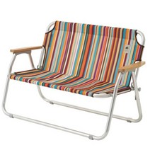 로고스 네오스 2인용 의자 FOR2-ST 오렌지 스트라이프 73173082, 단일 옵션